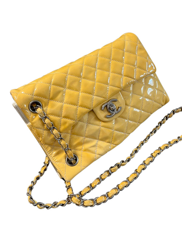 Chanel Upside Down Patent Leather Bag