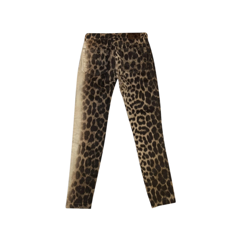 Roberto Cavalli Leopard Print Gradient Bottom
