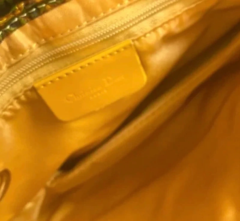 Christian Dior 2001 Green Crocodile Saddle Bag