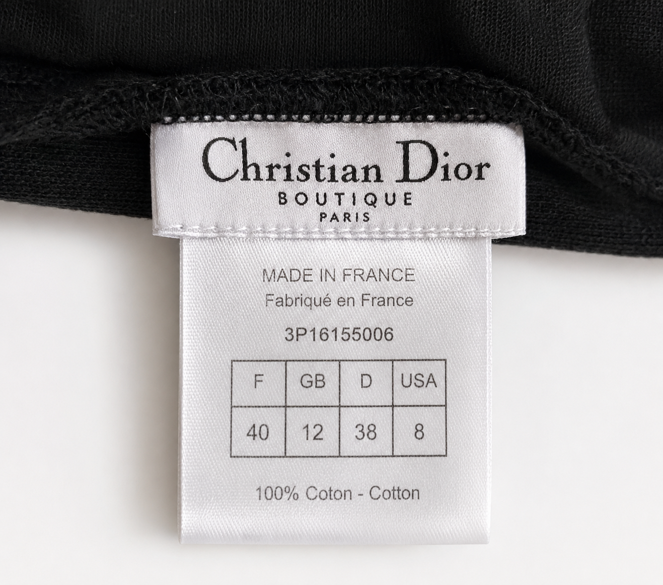 Christian Dior J’adore Dior Monogram Crystal Longsleeve Top