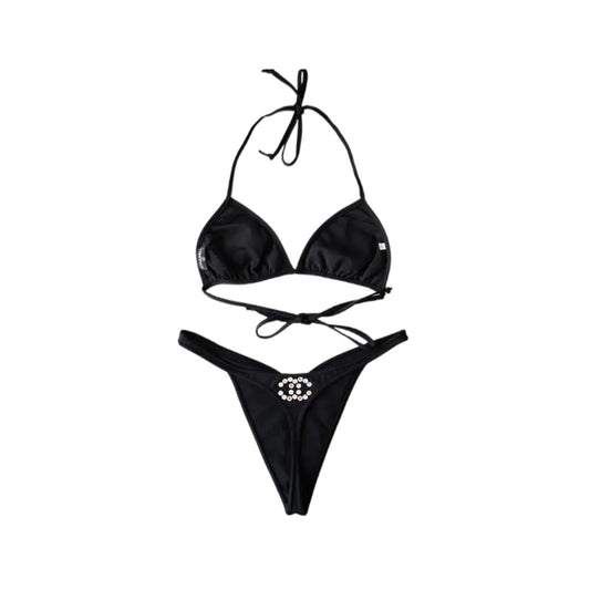 Chanel 1995 Rhinestone CC Bikini