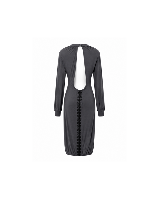 Jean Paul Gaultier Backless Ruched Dress