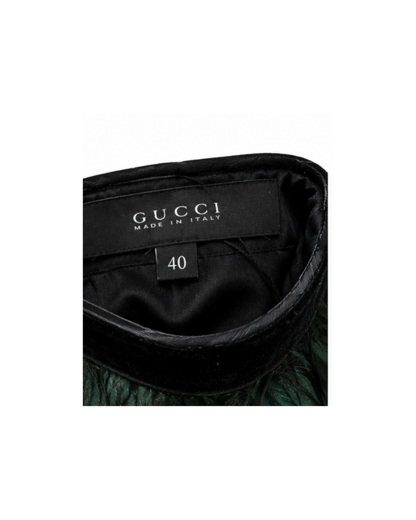 Gucci By Tom Ford 2012 Feather Midi Skirt