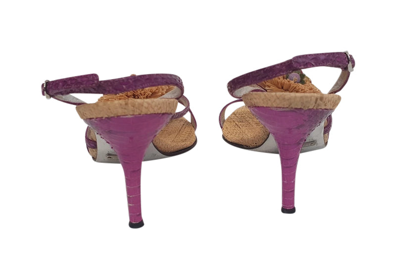 Dolce&Gabbana Raffia Sandals