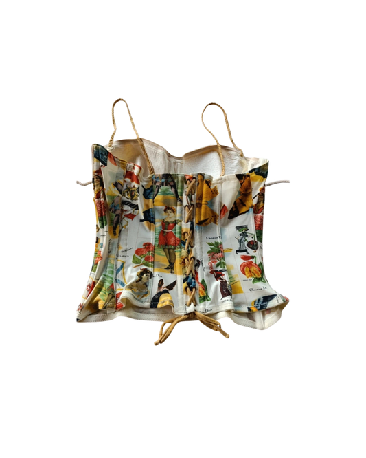 Christian Dior By John Galliano 2002 Butterfly Corset Top