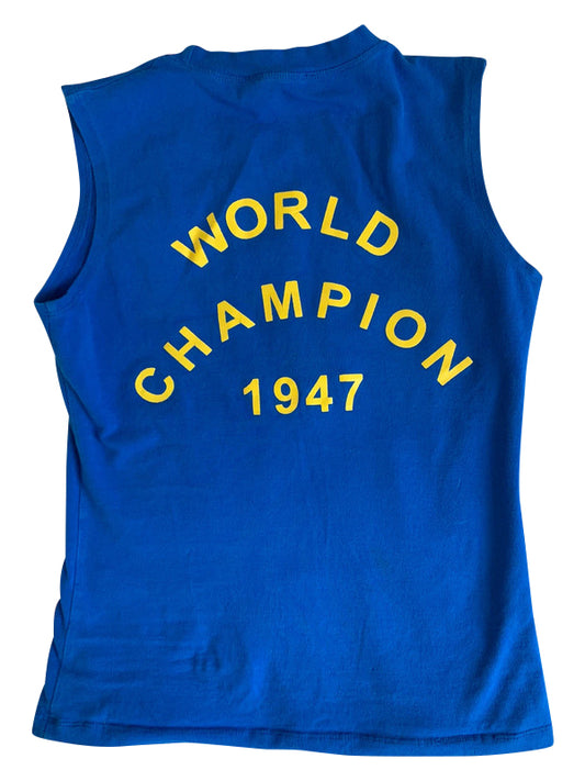 Christian Dior J’adore Dior Blue and Yellow Tank Top