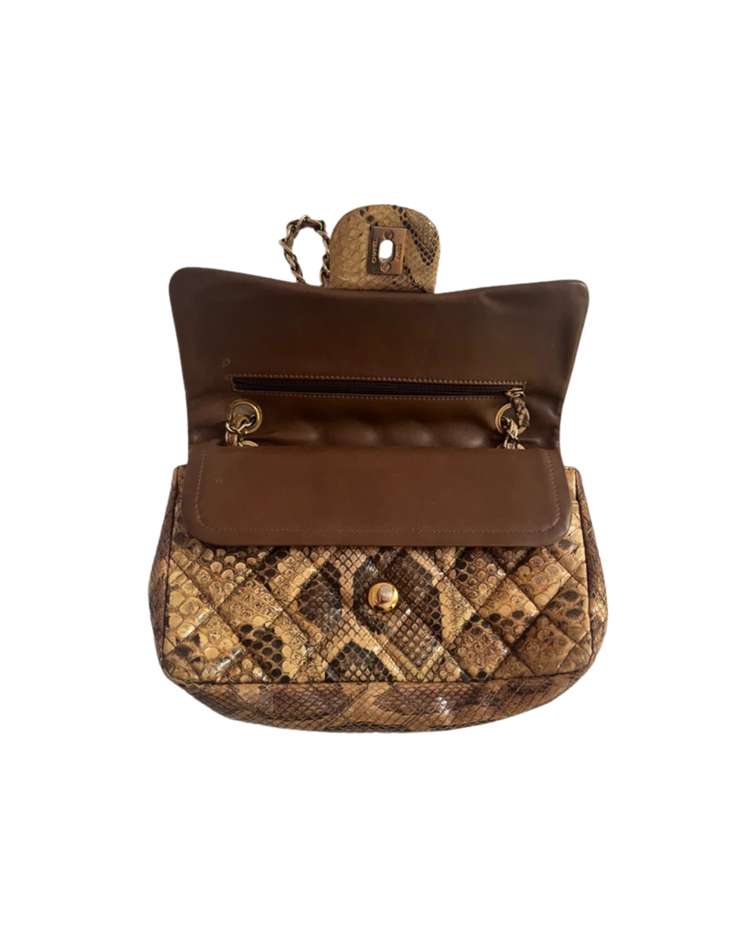Chanel Python Small Flap Bag