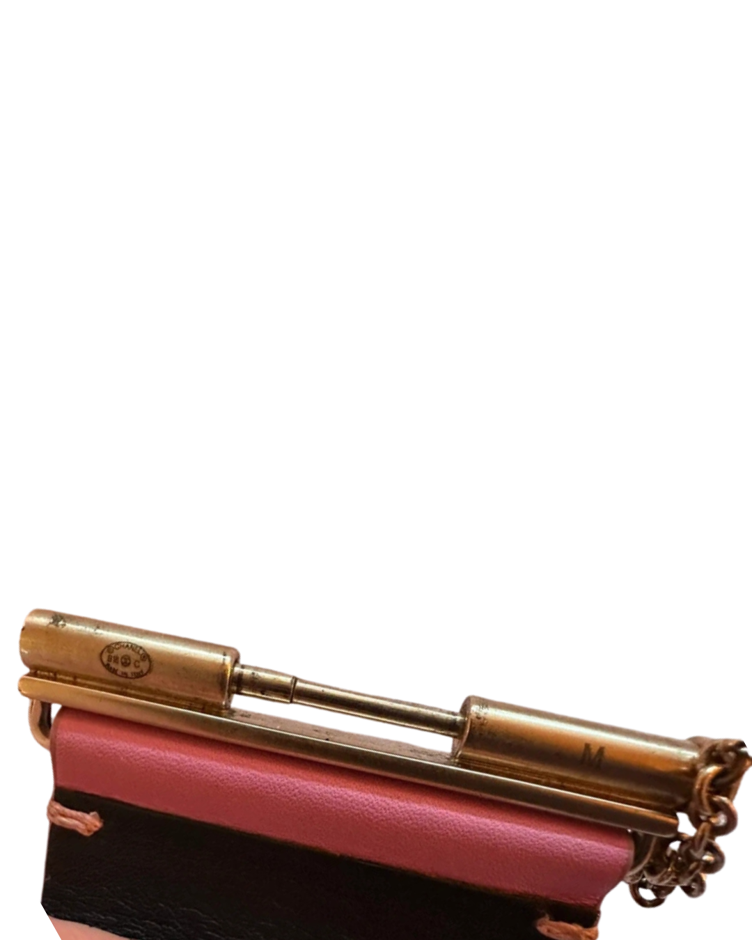 Chanel Lambskin Leather Pink Arm Cuff