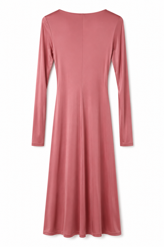 Valentino 2001 Silk Midi Dress