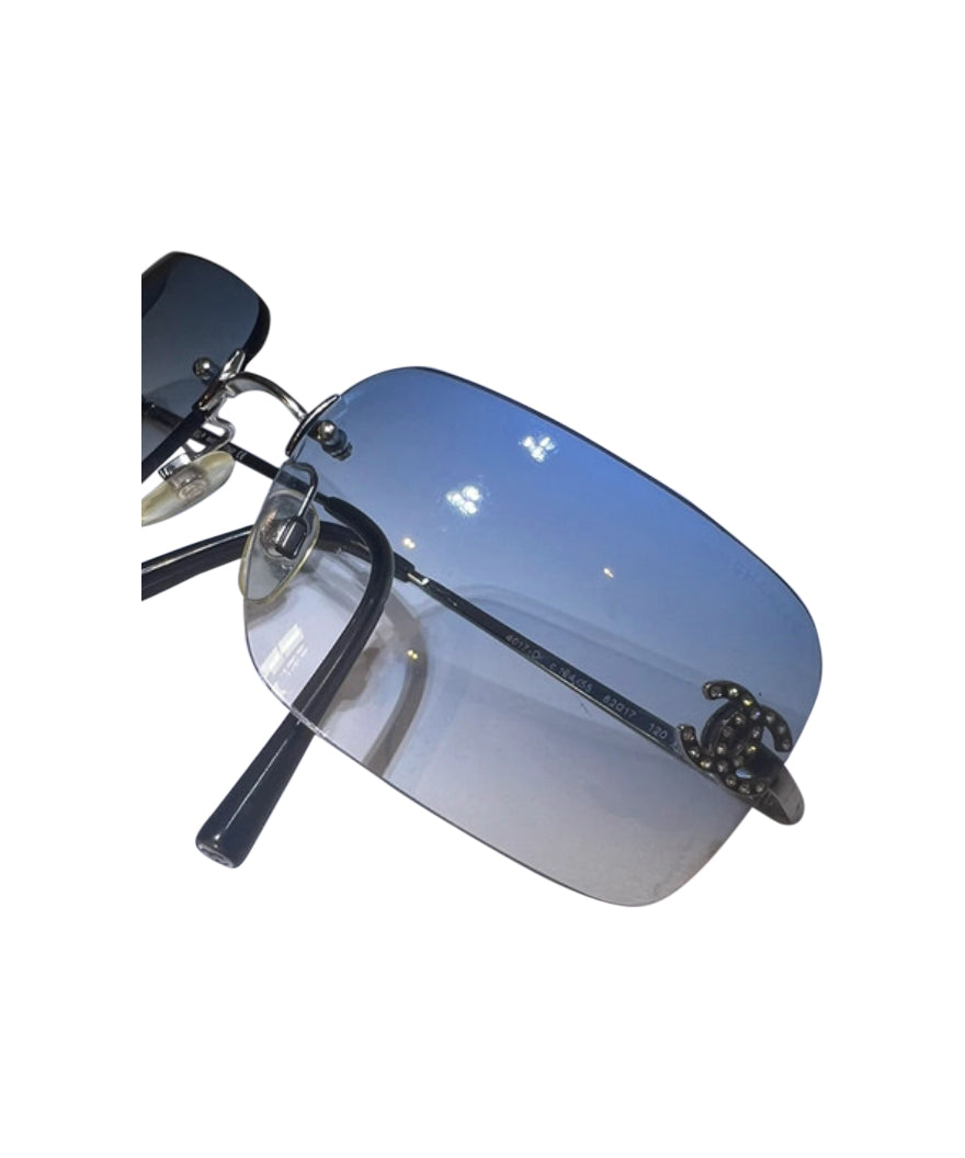 Chanel Frameless CC Crystal Sunglasses