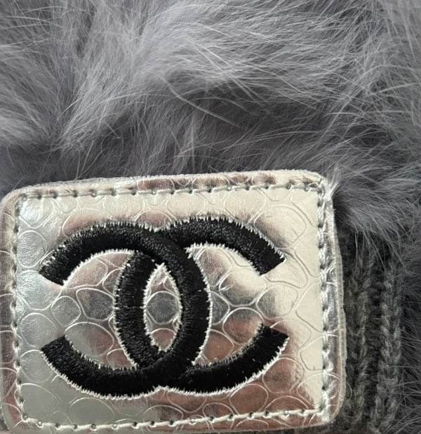 Chanel Faux Fur Hand Gloves