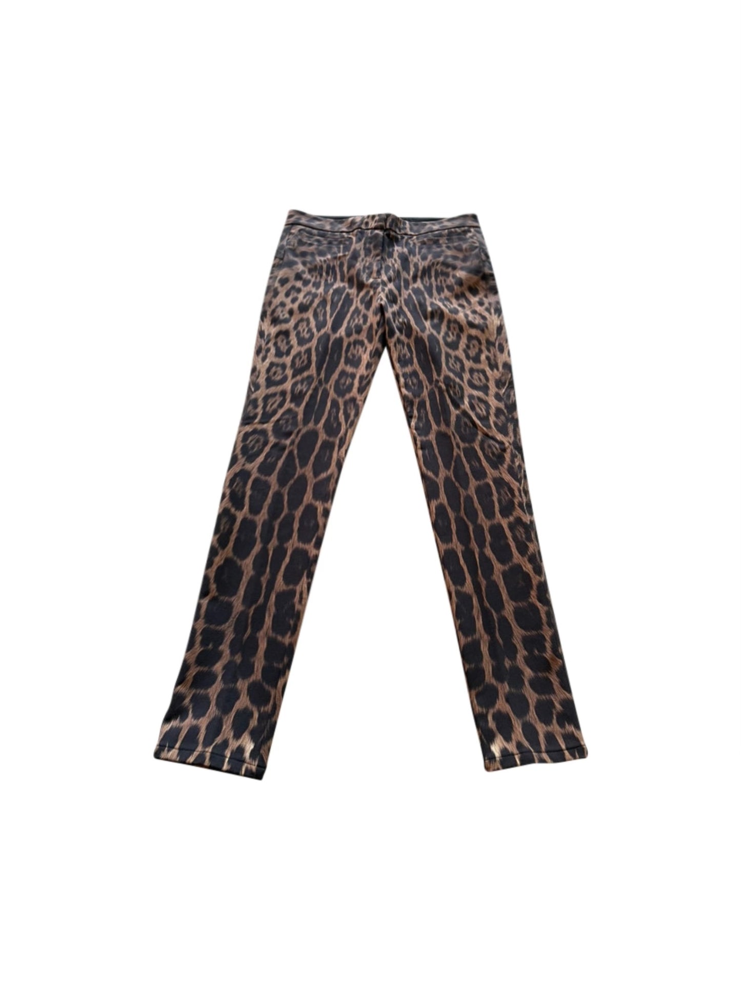 Roberto Cavalli Cheetah Print Skinny Bottom