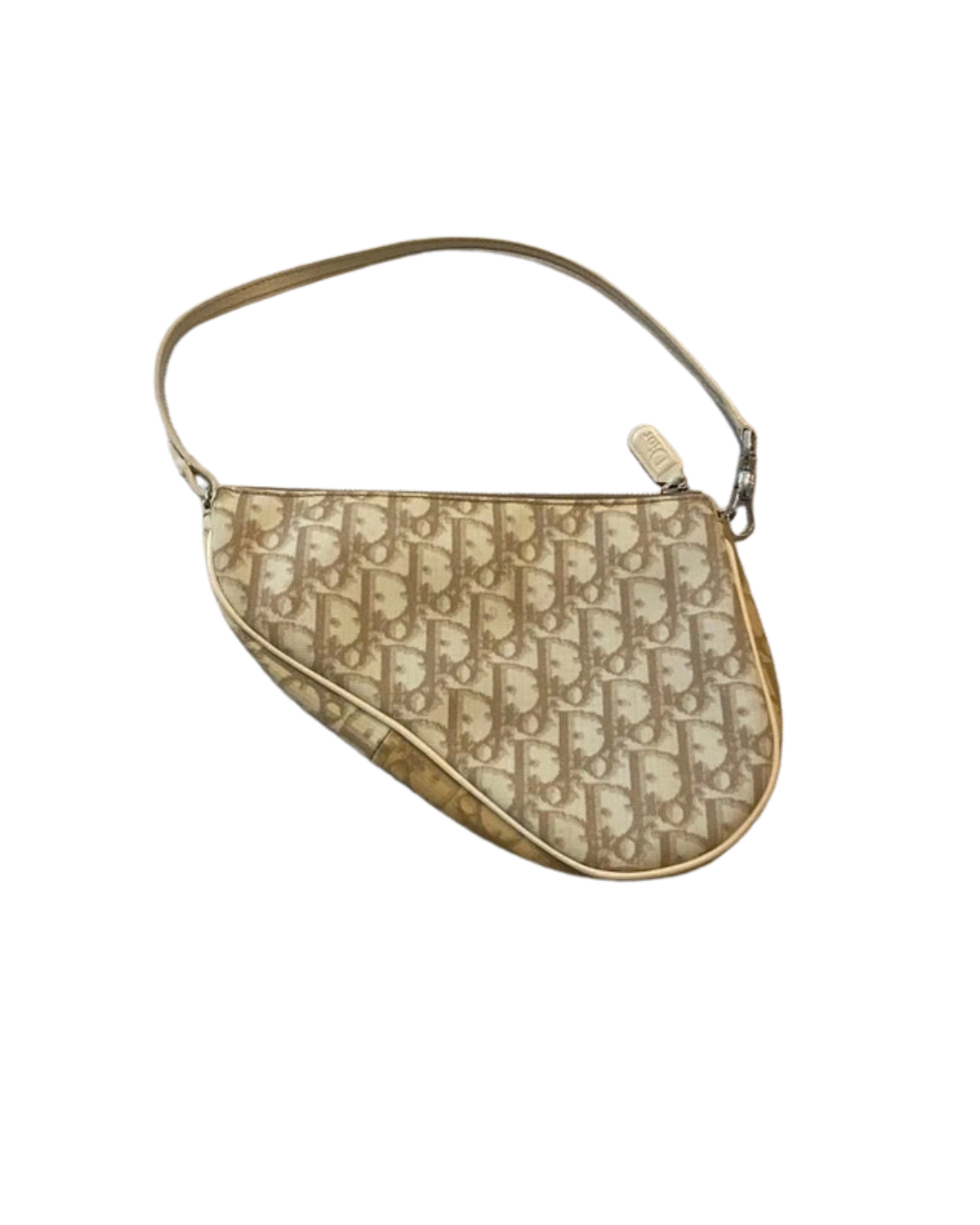 Christian Dior Diorissimo Floral Monogram Mini Saddle Bag