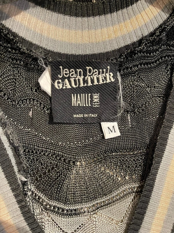 Jean Paul Gaultier 2005 Crochet Wrap Dress