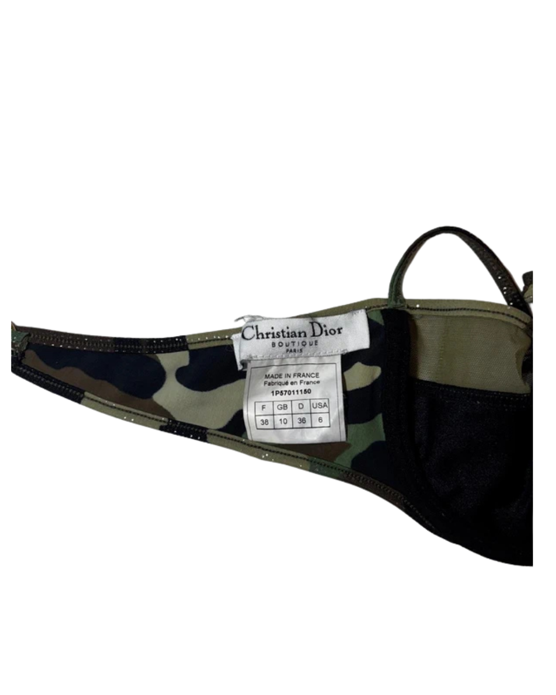 Christian Dior By John Galliano 2001 Camouflage Bikini