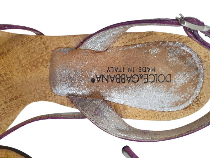 Dolce&Gabbana Raffia Sandals