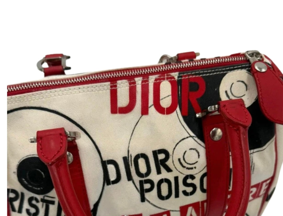 Christian Dior by John Galliano 2004 Hardcore Piercing Boston Bag