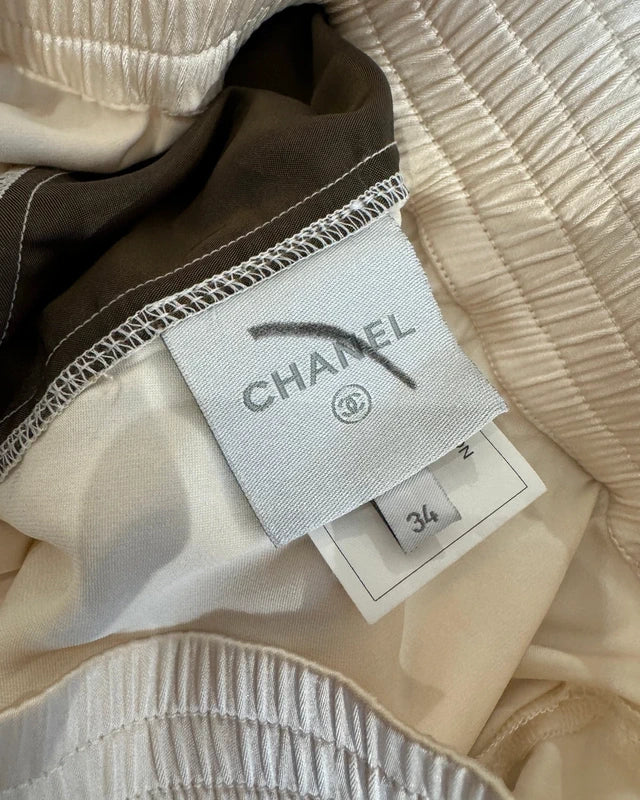 Chanel 2006 Karl Lagerfeld Silk Boxing Shorts