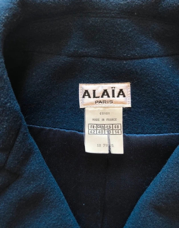 Azzedine Alaia Cropped Coat Jacket