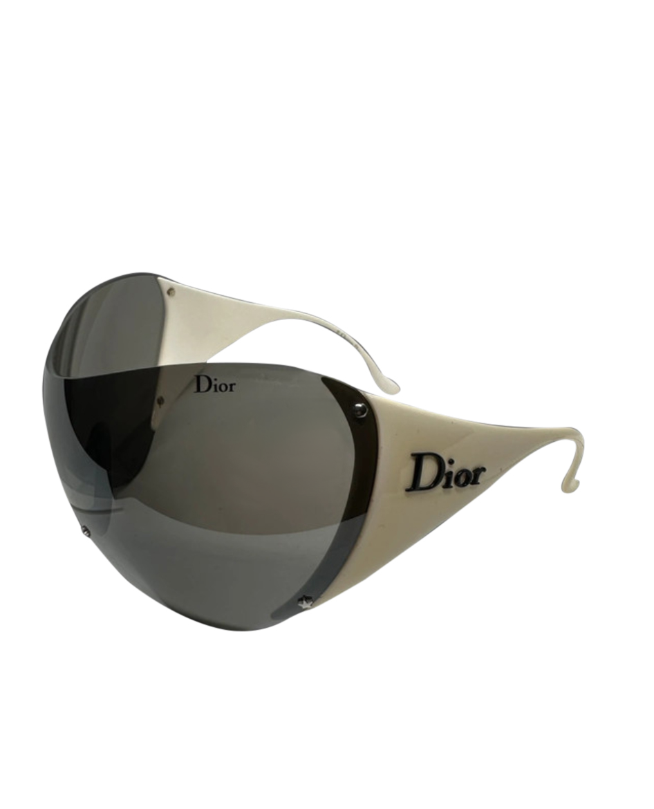 Christian Dior Ski 1 Sport Sunglasses Black and white – vintagebonbon