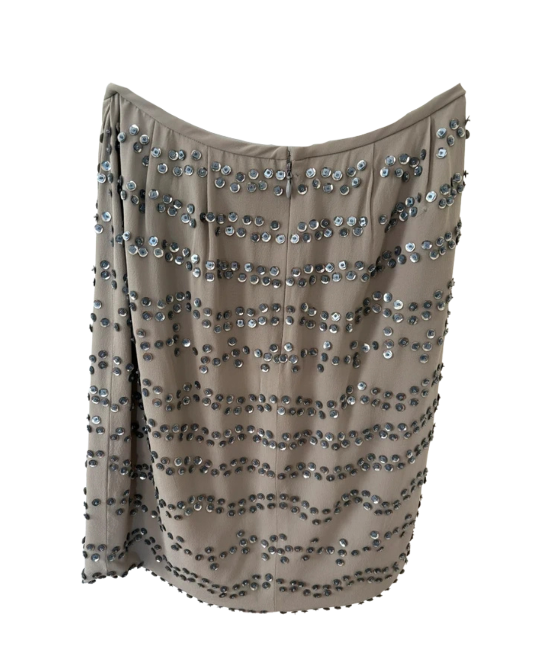 Christian Dior 2004 Silk Embroidered Skirt