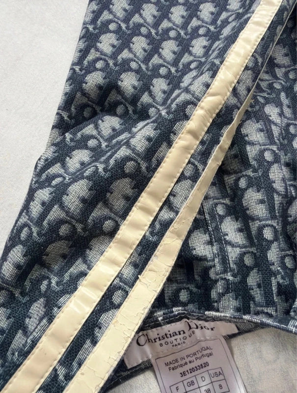 Christian Dior By John Galliano Monogram Skirt