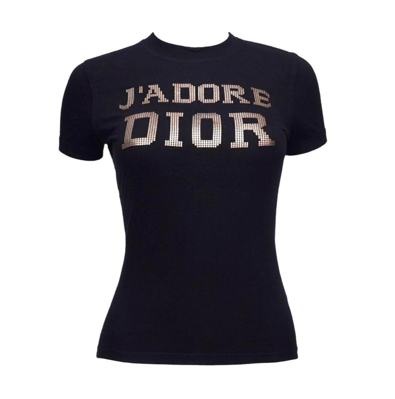 Christian Dior J'adore Metallic Logo T-shirt – vintagebonbon