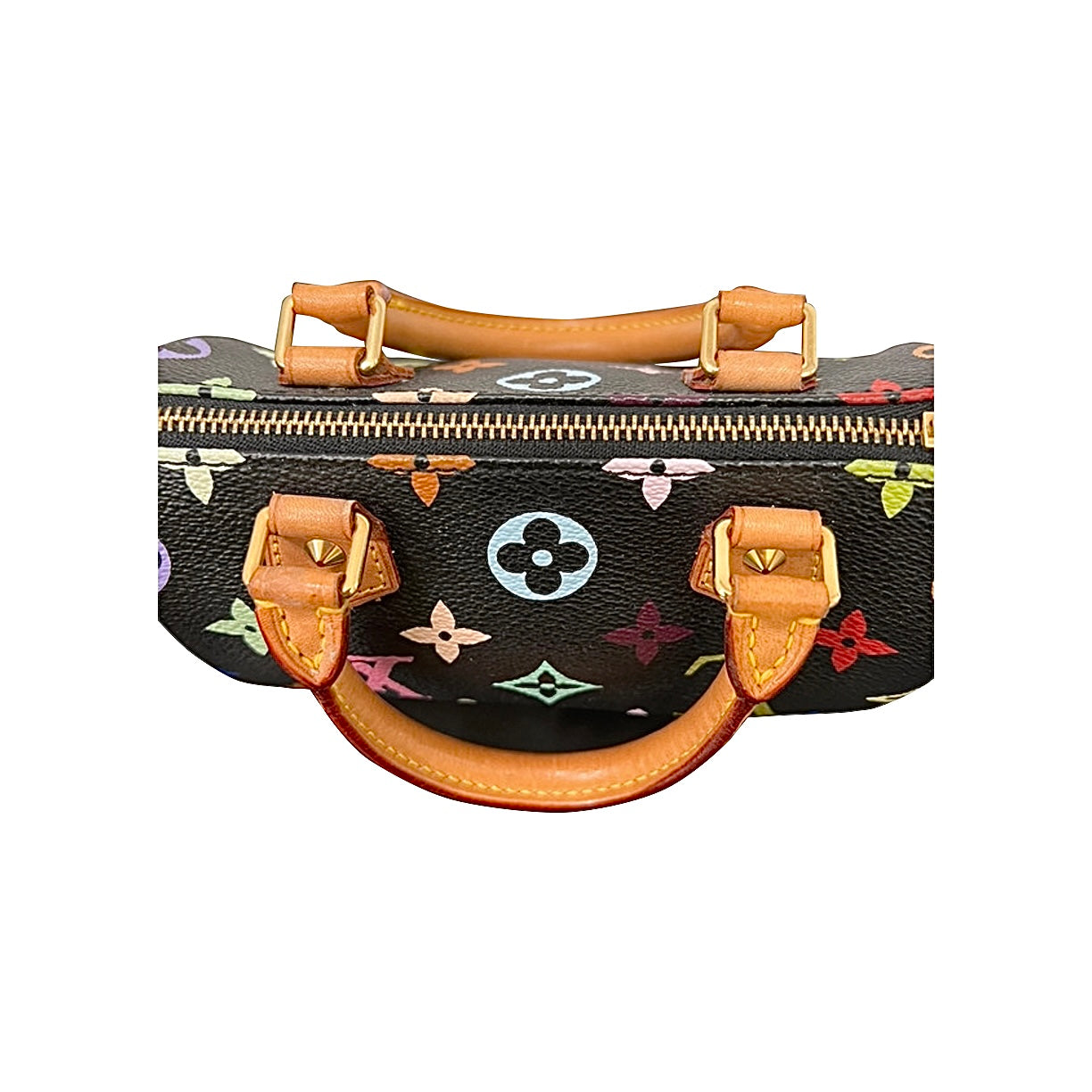 Louis Vuitton Takashi Murakami Nano Speedy Handbag