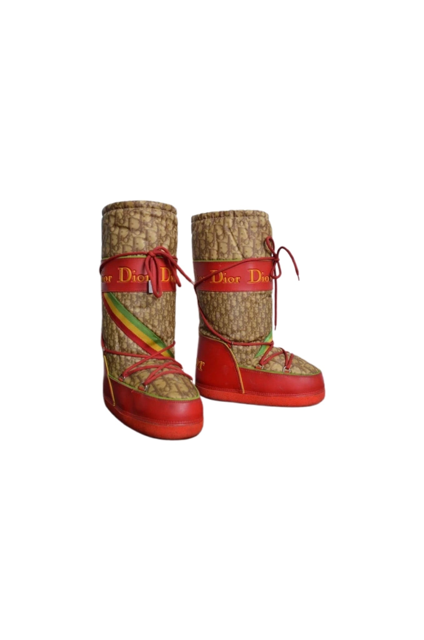 Christian Dior Rasta Monogram Snow Boots