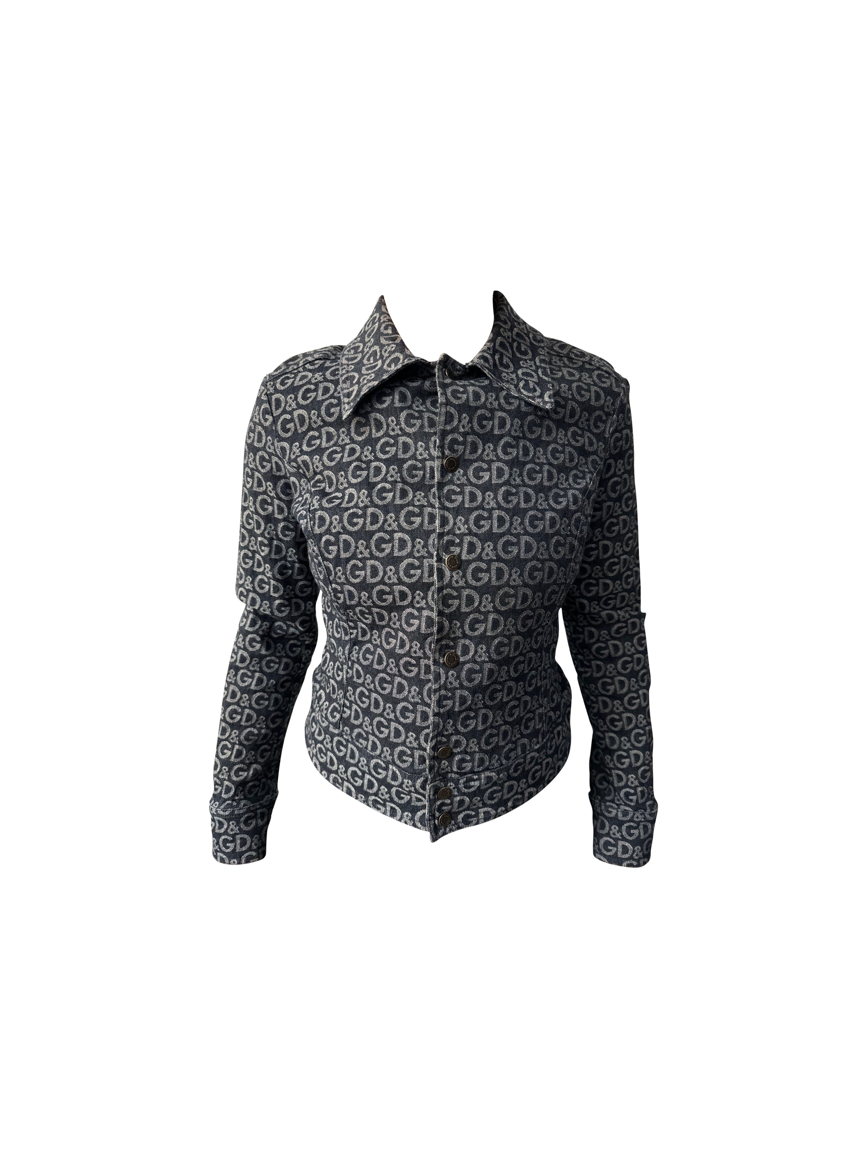 Dolce& Gabbana Logo Jean Jacket