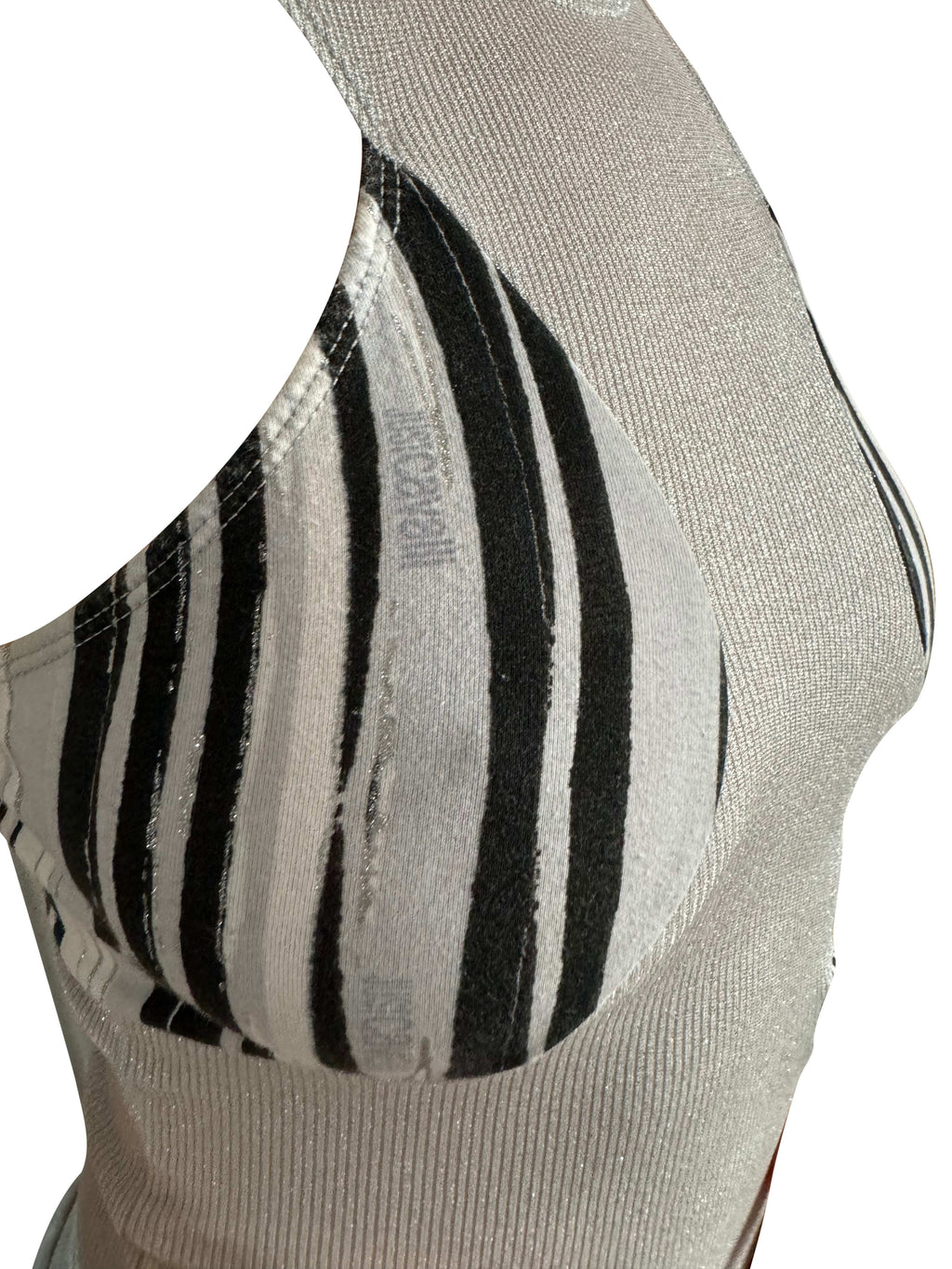 Roberto Cavalli Glitter Open Back Top