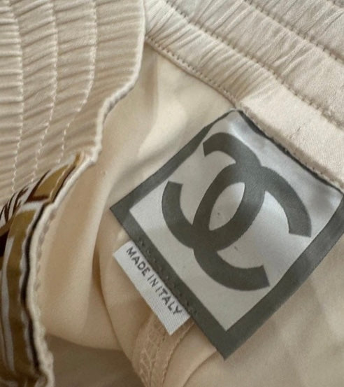 Chanel 2006 Karl Lagerfeld Silk Boxing Shorts