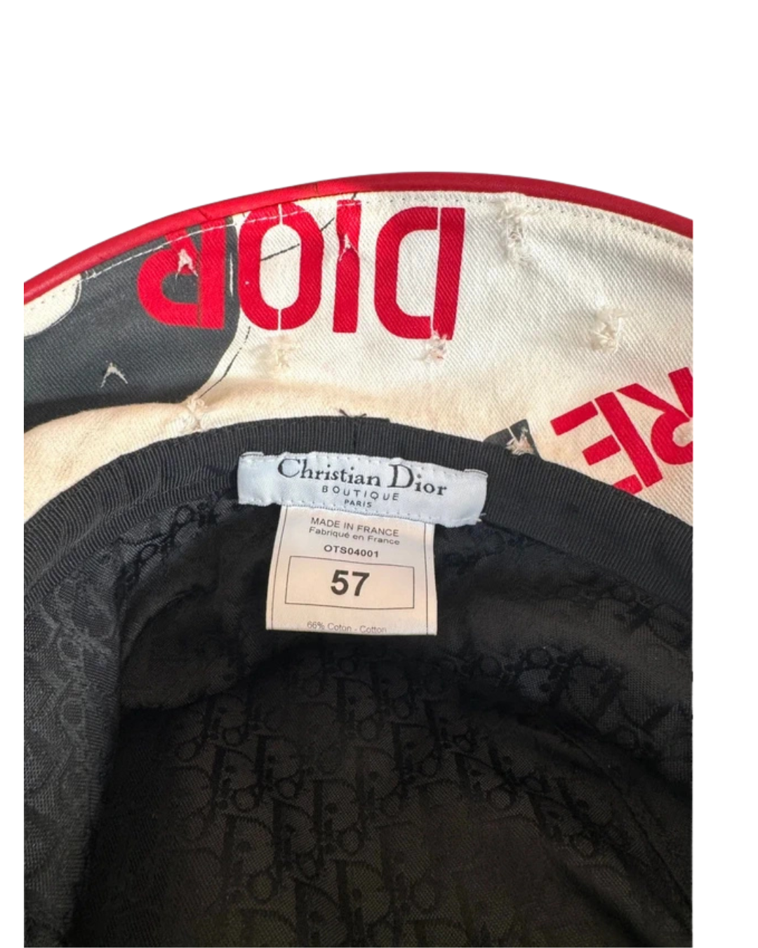 Christian Dior John Galliano 2004 Hardcore Piercing Bucket Hat