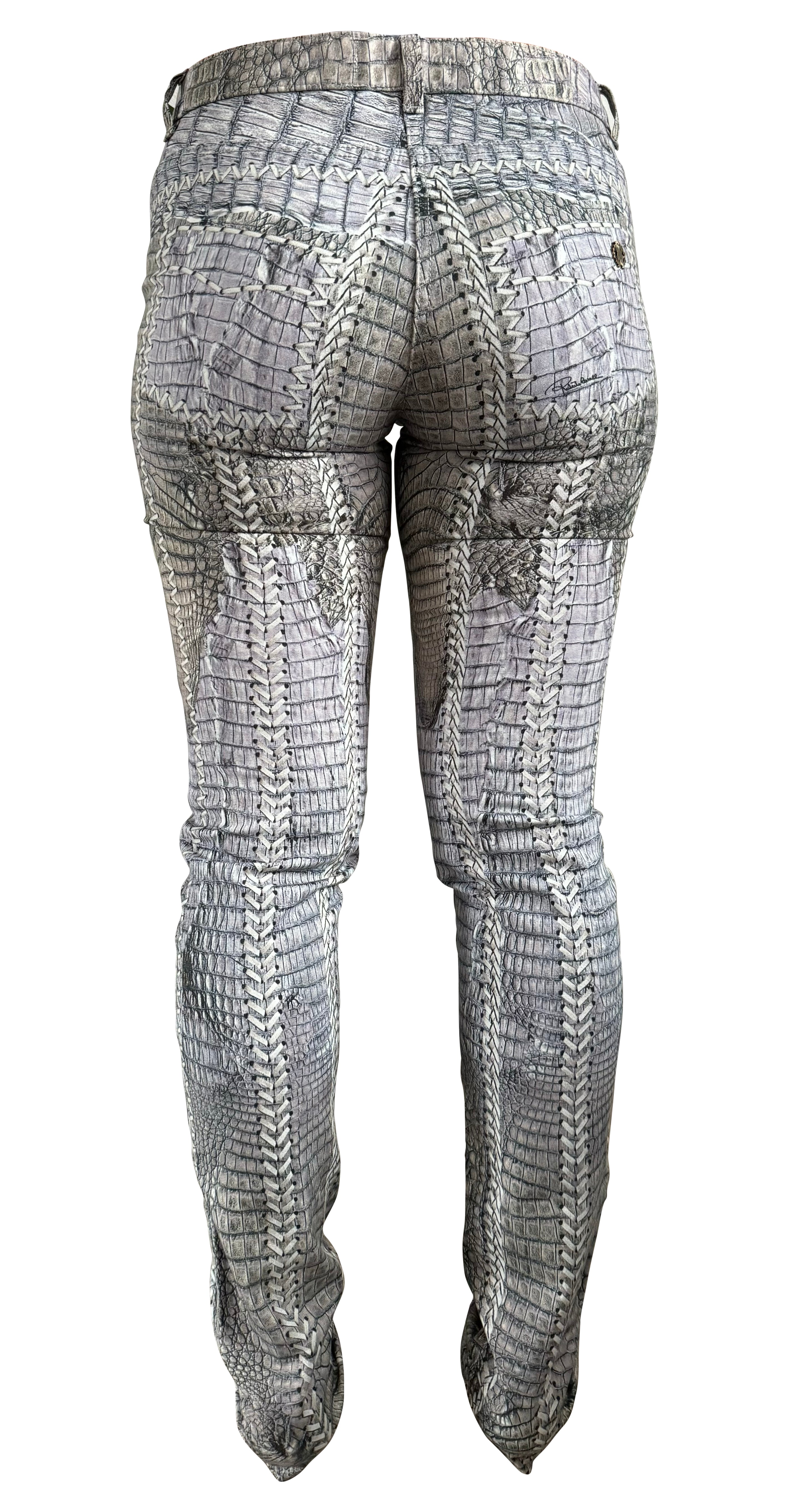 Roberto Cavalli Laced Print Bottoms