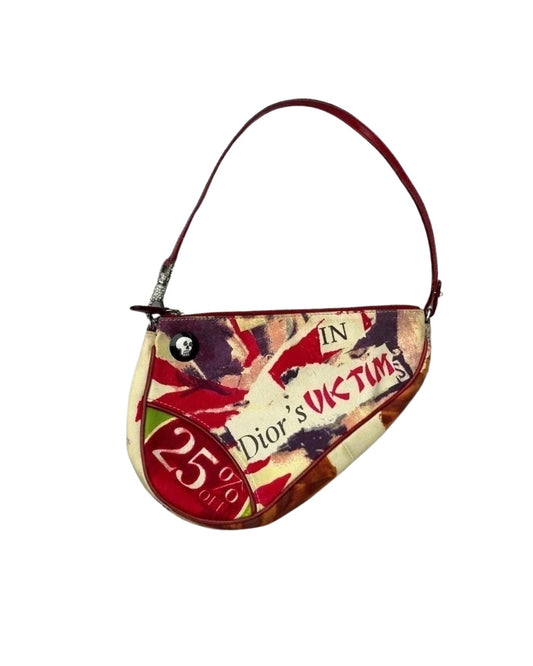Christian Dior by John Galliano Victim Mini Saddle Bag