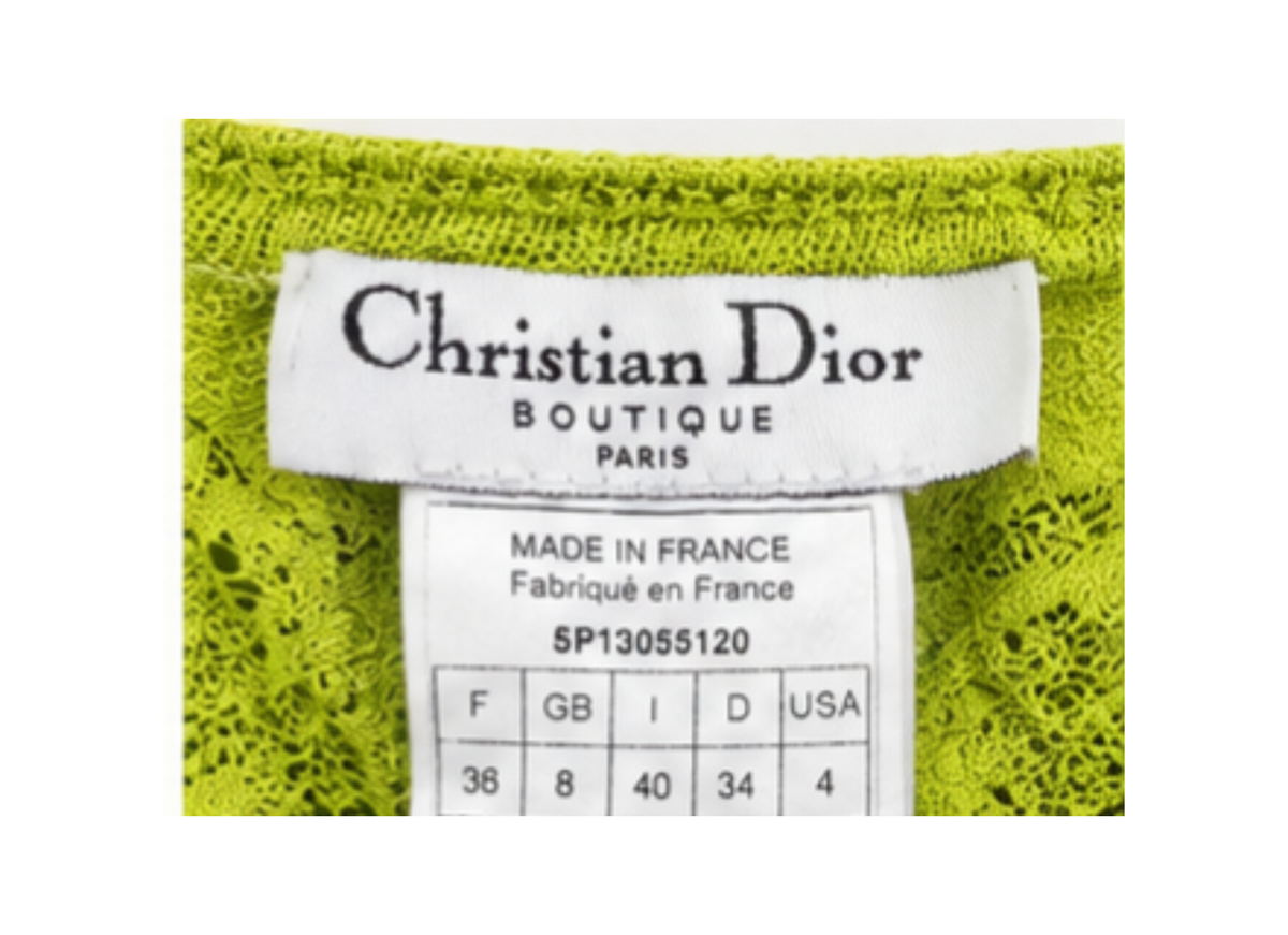 Christian Dior By John Galliano 2004 Stricktunika Top