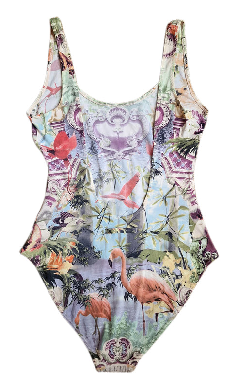 Jean Paul Gaultier Flamingo One Piece Swimsuit