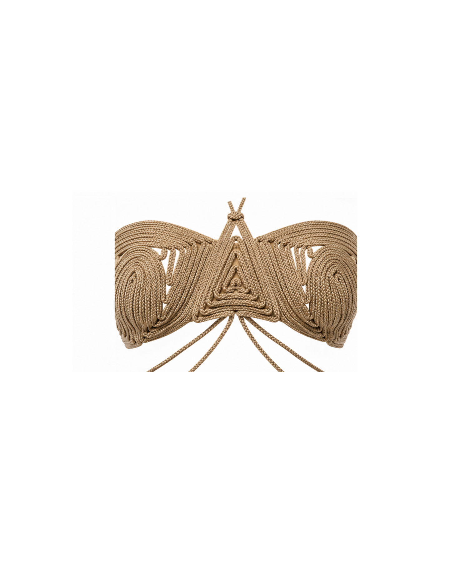 La Perla Golden Crochet Swimsuit