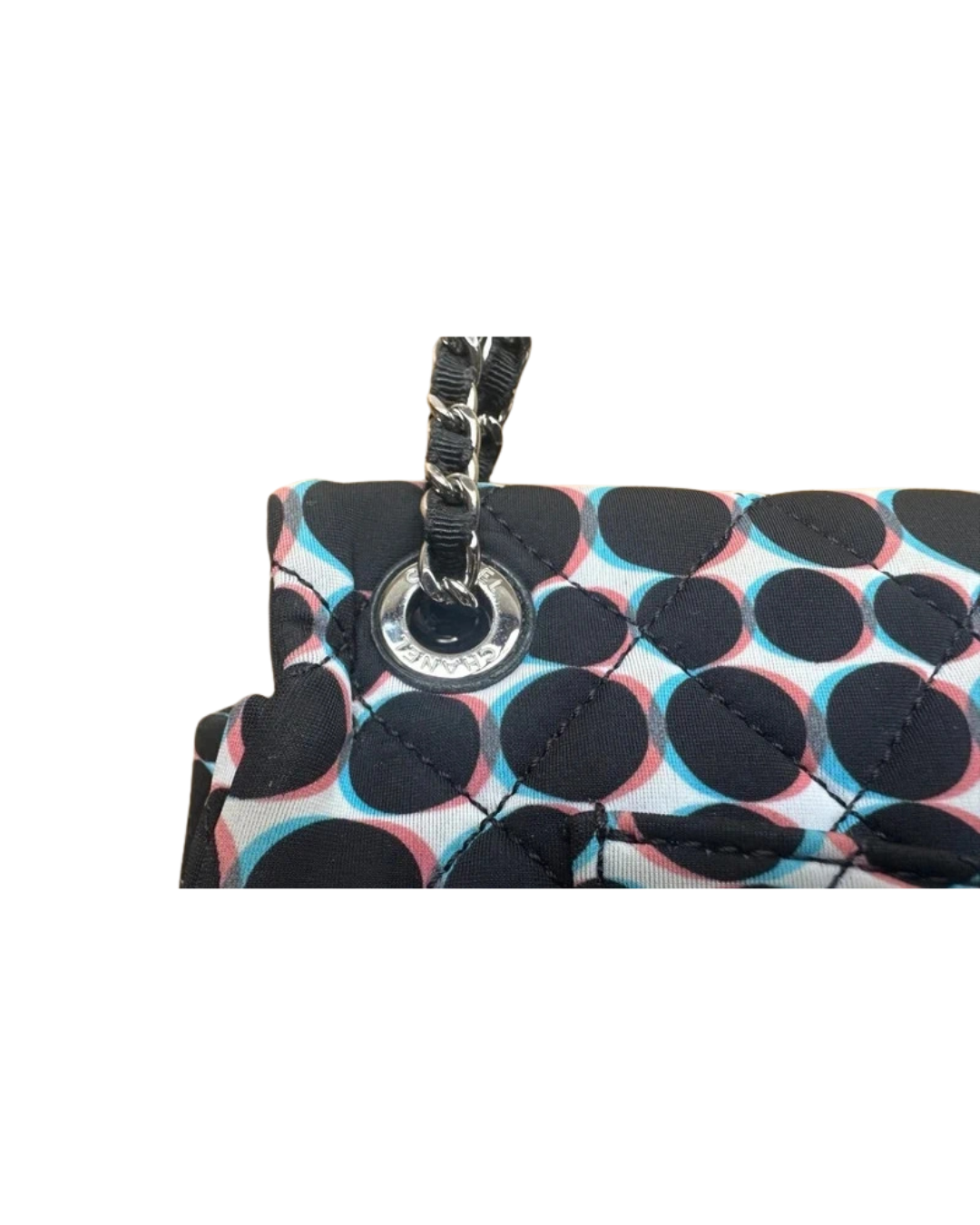 Chanel Timeless Polka Dot Single Flap Bag