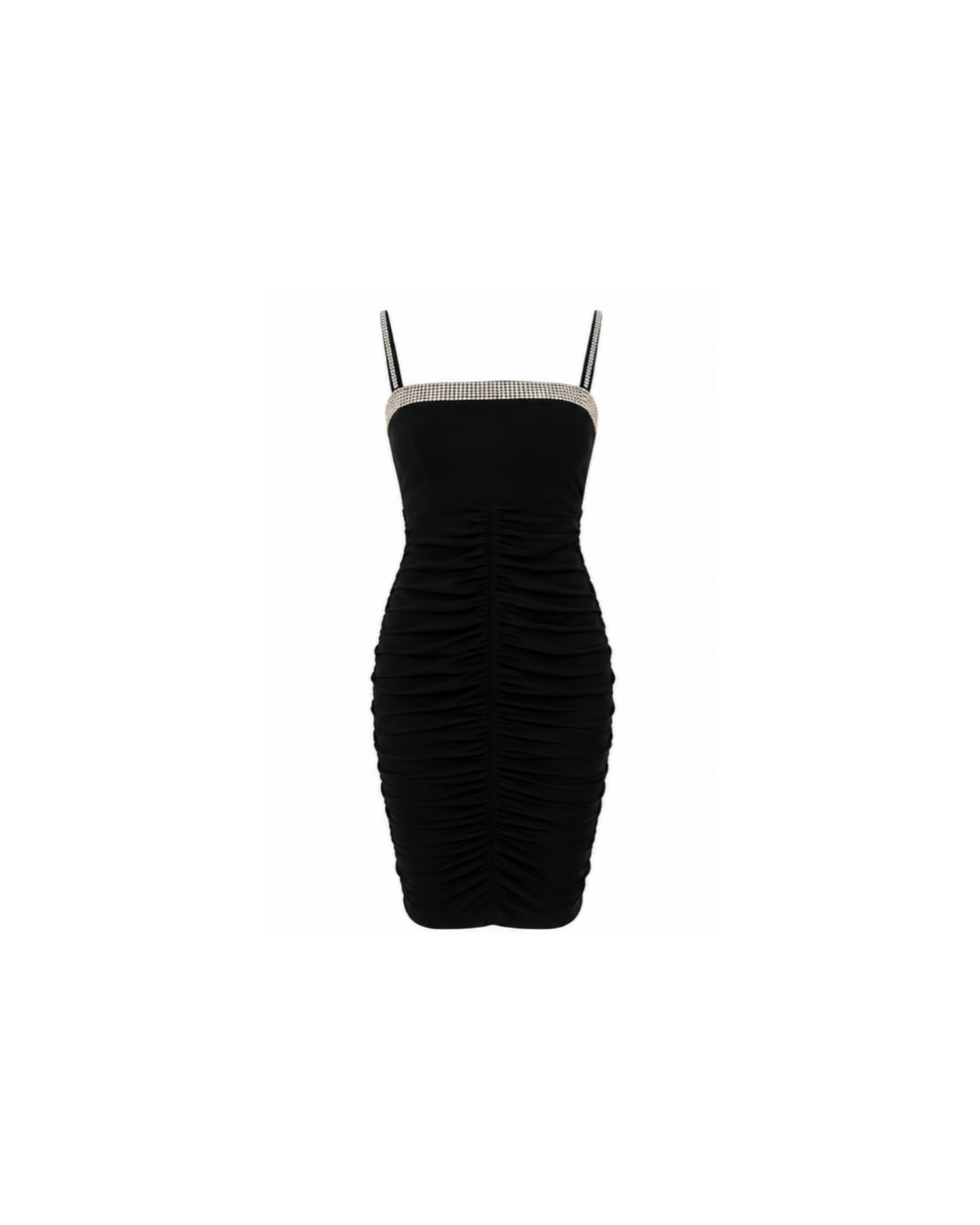 Dolce& Gabbana 2000 Ruched Crystal Dress