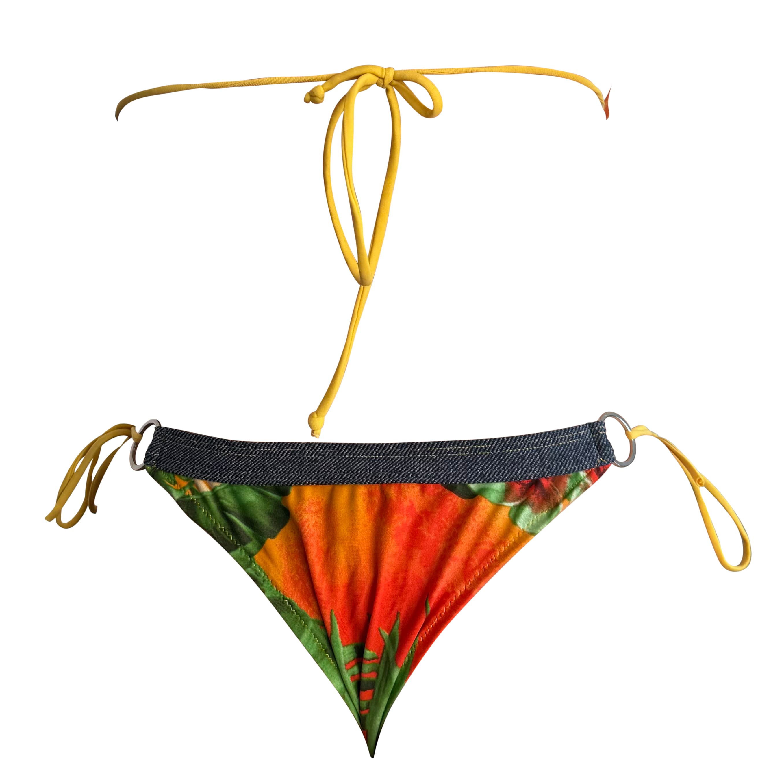 Dolce& Gabbana Tropical Print Bikini