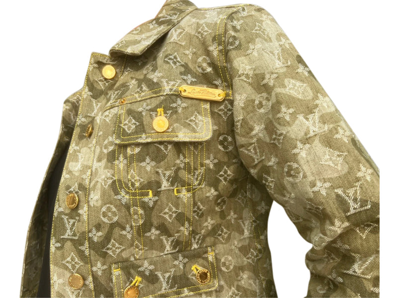 Louis Vuitton Takashi Murakami Monogramouflage Denim Jacket