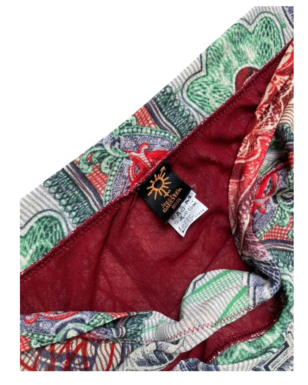 Jean Paul Gaultier 1990 Wrap Mesh Skirt