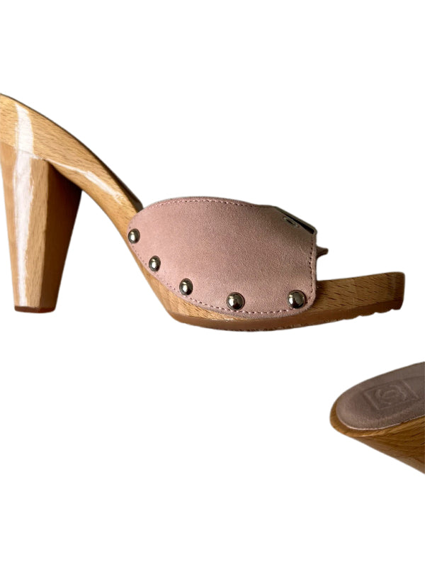 Chanel Thick Heeled CC Mules
