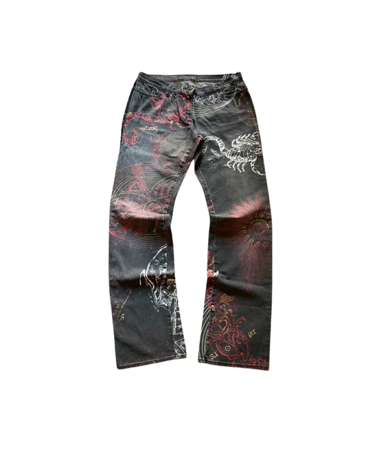 Roberto Cavalli 2003 Zodiac Astrology Pants