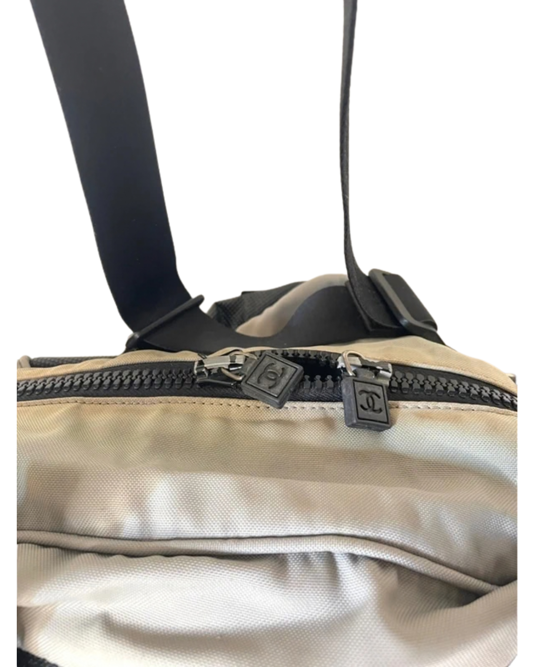 Chanel Logo Sport Boston Bag