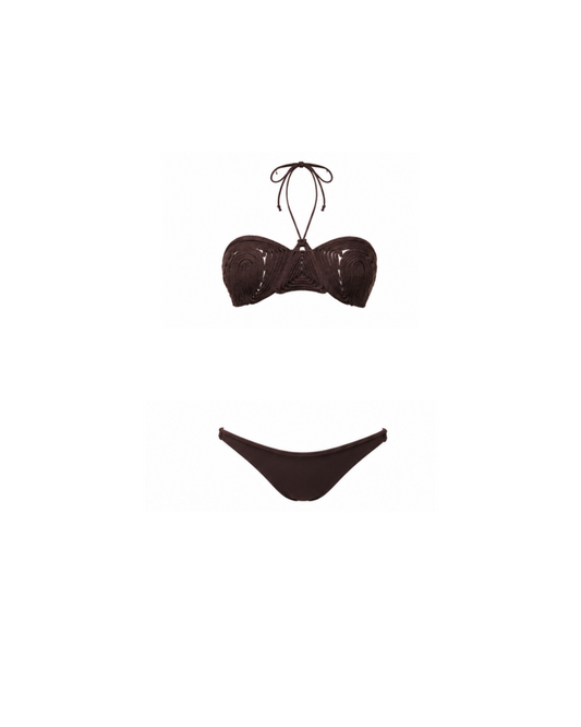La Perla Crochet Neckhalter Bikini