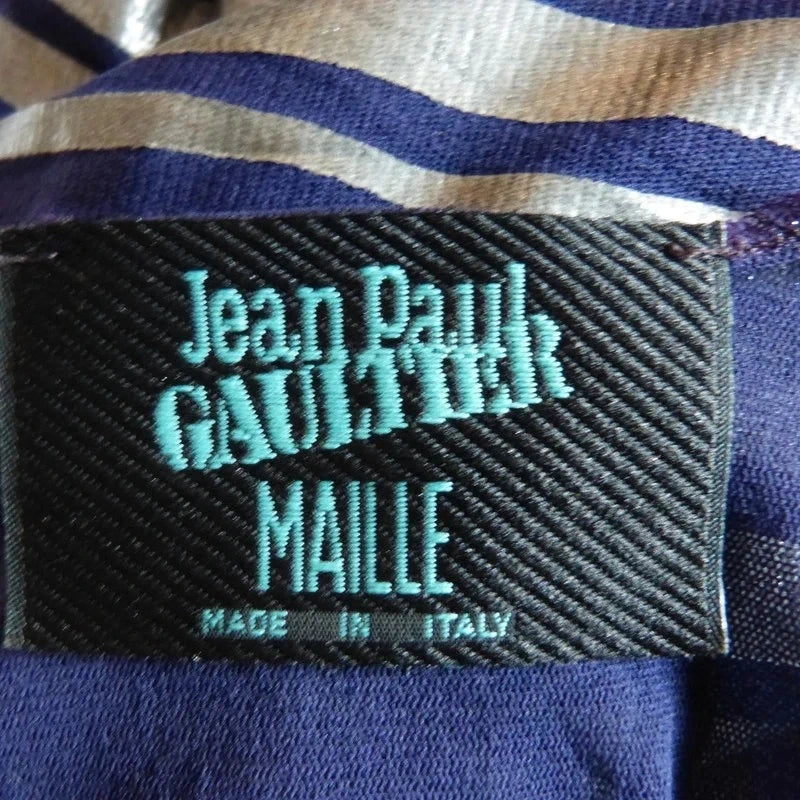 Jean Paul Gaultier 1996 Cyber Foil Mesh Dress