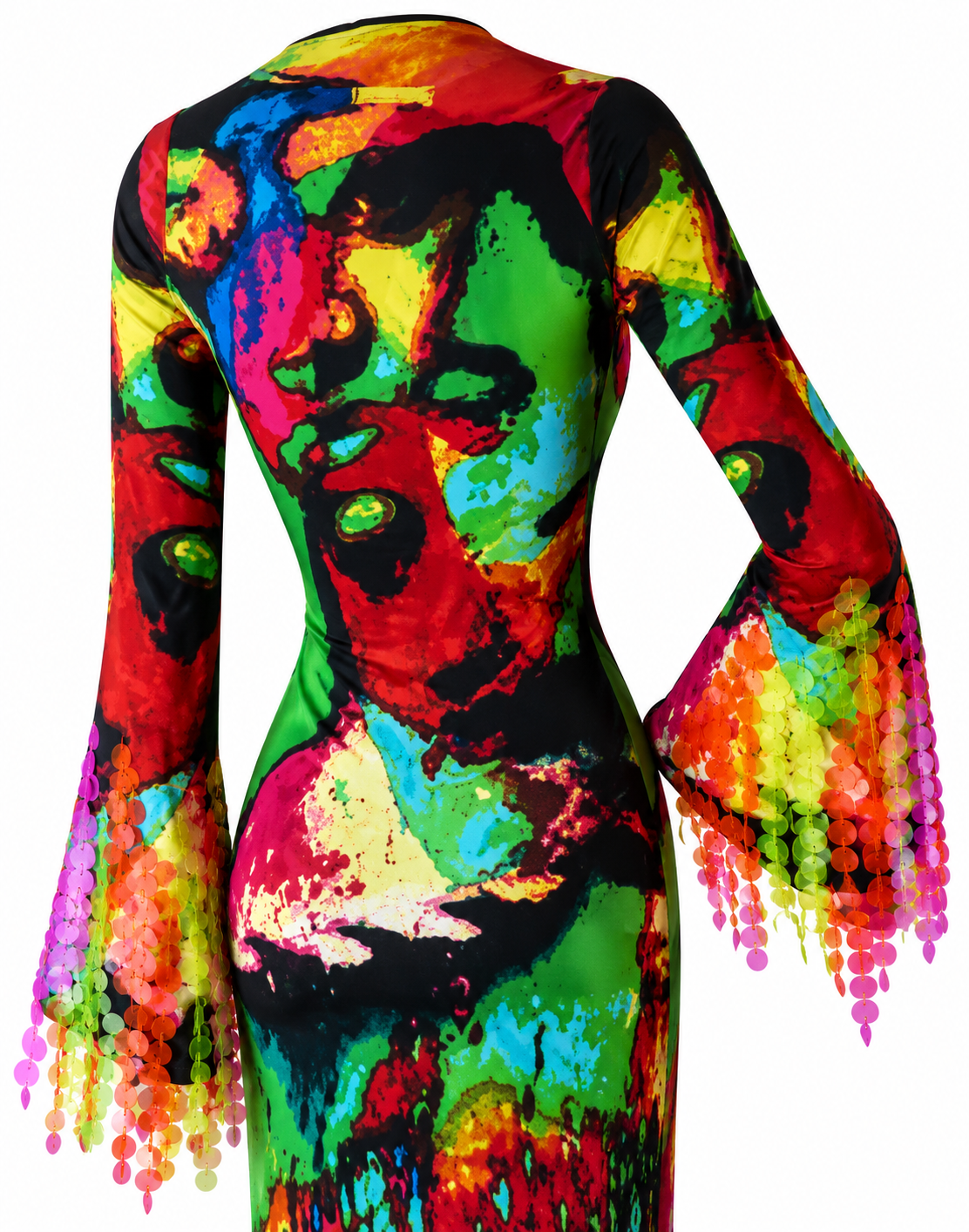 Jean Paul Gaultier Psychedelic Pop Art Dress