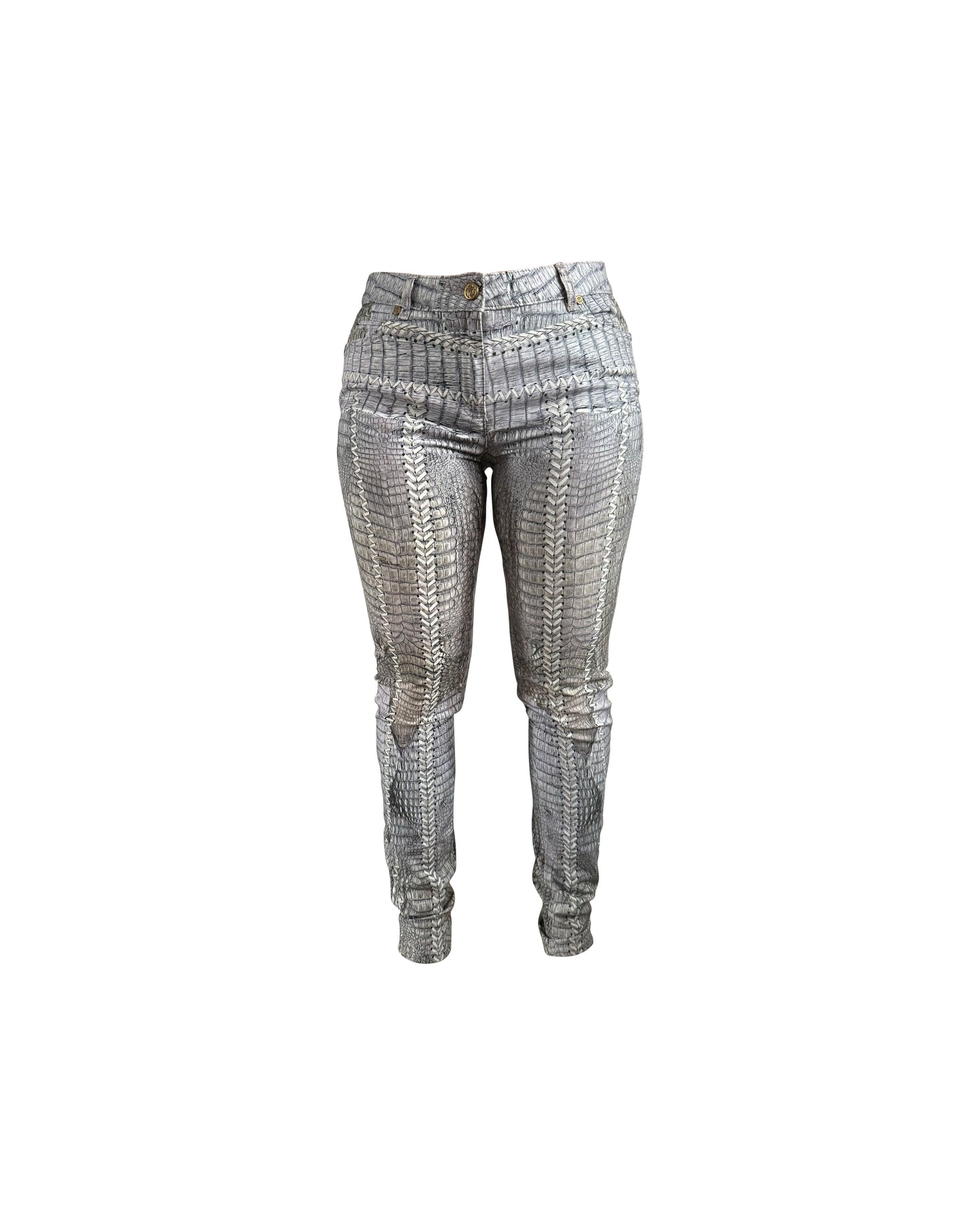 Roberto Cavalli Laced Print Bottoms